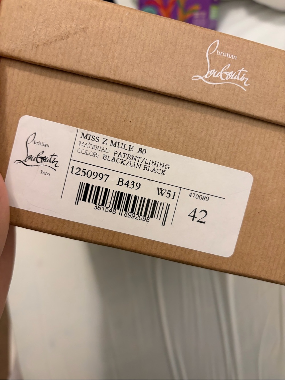 Christian Louboutin Miss Z Mule 80mm size 42 - Picture 5 of 6